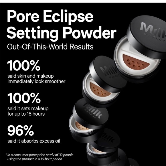 Brand new milk makeup pore eclipse setting powder in medium - Picture 4 of 6